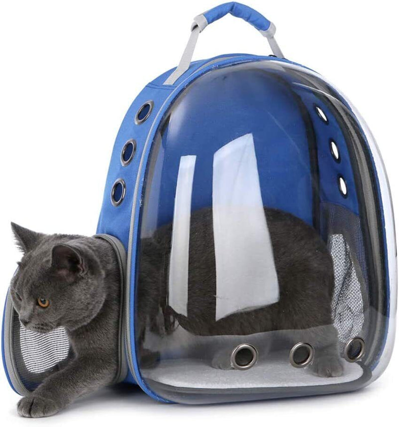 Pet Portable Carrier Backpack Space Capsule Travel Dog Cat Bag Transparent