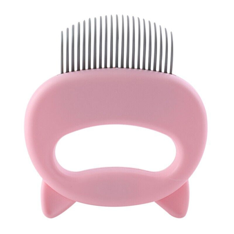 Pets Cat Dog Massage Shell Comb Grooming Hair Removal Shedding Cleaning Brush