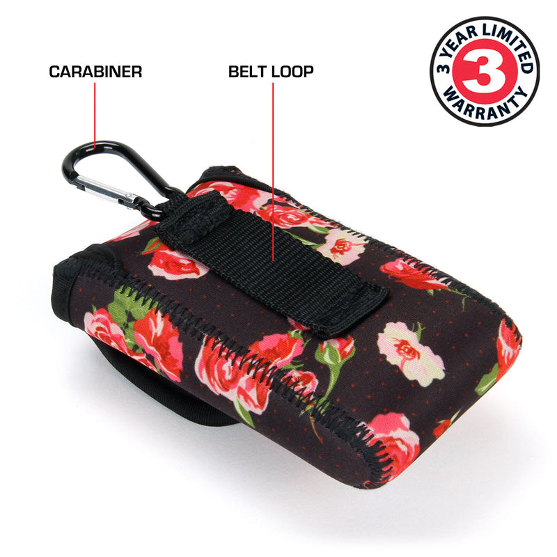 Dog Treat Carrying Pouch with Internal Pockets and Carabiner Clip