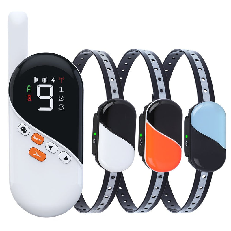 Shock Collar with Remote for 3 Dogs ,Rechargeable Dog Training Collar 1000Ft ,IPX7 Waterproof ,3 Modes Beep Vibration Shock for Small Medium Large Dogs