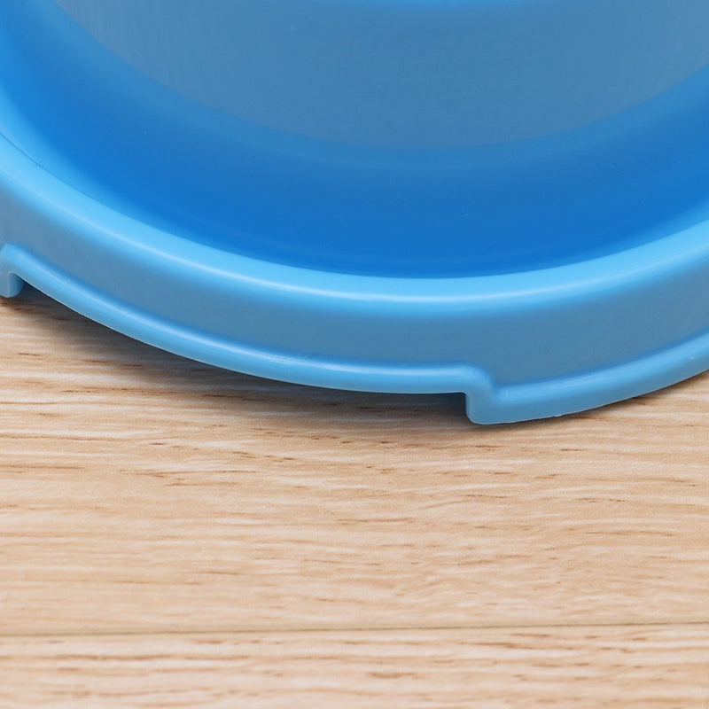 Circle Pet Food Bowls Anti-Ant Dog Feeding Dishs for Puppy and Cat (Blue)