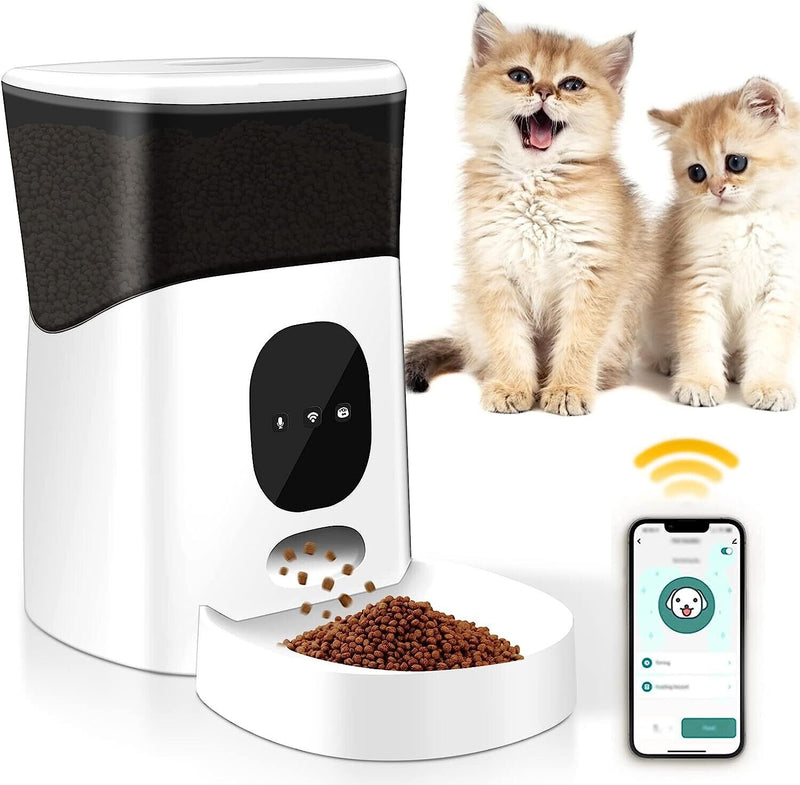 Automatic Cat Feeder - APP Control 2.4G Wifi Smart Pet Dry Food Dispenser