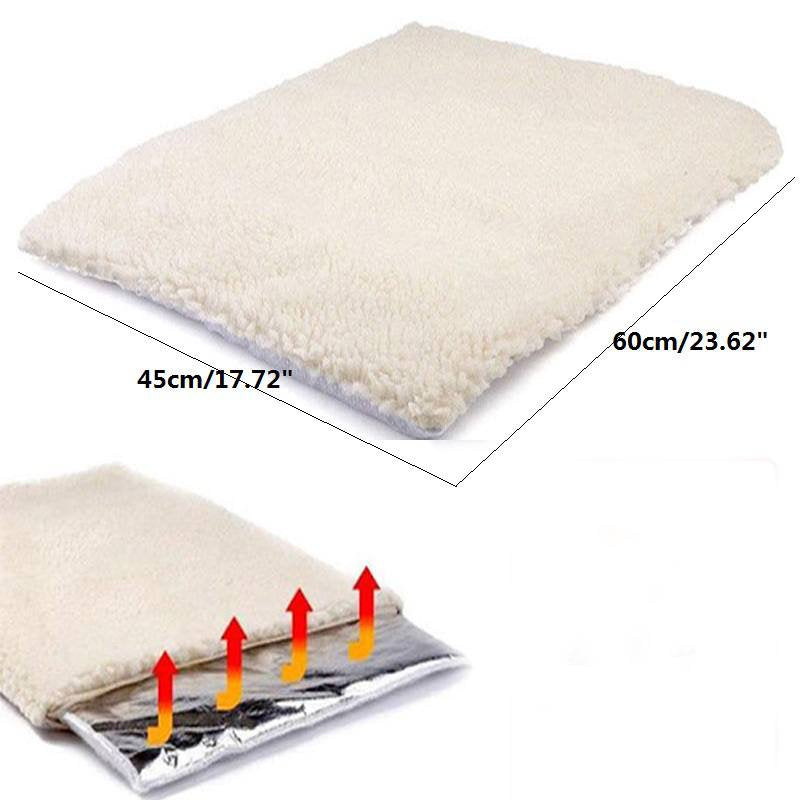 Puppy Dog Bed Mat Self Heating Winter Durable Soft Warm Cat Pet Rug Thermal Pad