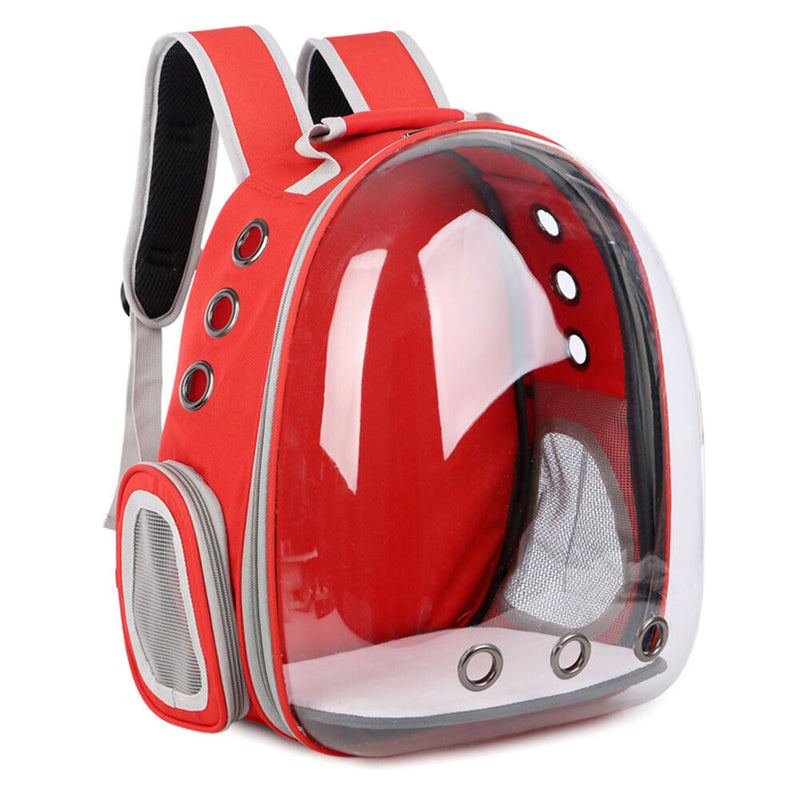 Pet Portable Carrier Backpack Space Capsule Travel Dog Cat Bag Transparent