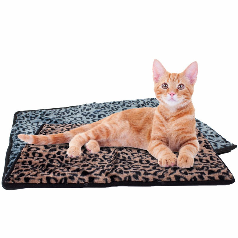 Thermal Cat Bed, Washable, Nap Mat, Grey, L