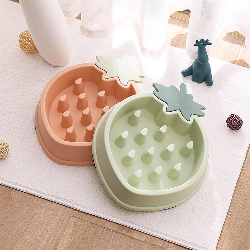Dog Slow Feeder Bowl Non Slip Puzzle Bowl Gulping Pet Slower Food Feeding Dishes Slow Feeder Dog Bowls Small Breed Elevated Small Puppy Food Bowl Kennel Water Bowl Metal Large Stainless Steel Dog Bowl