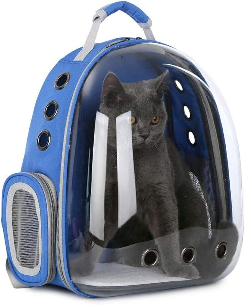 Pet Portable Carrier Backpack Space Capsule Travel Dog Cat Bag Transparent