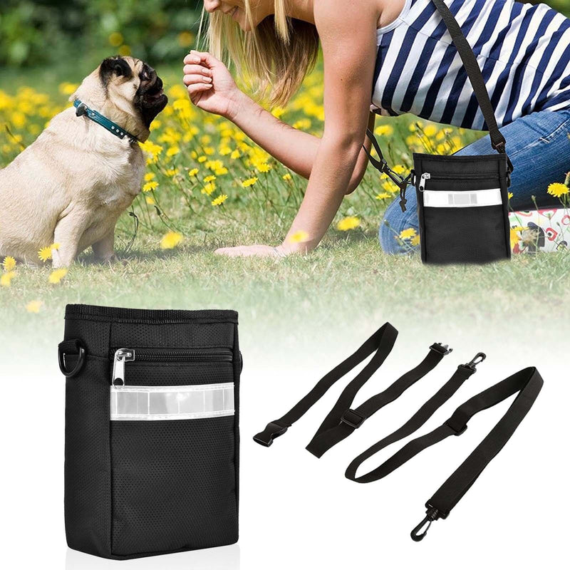 Dog Treat Bag Pet Training Pouch Bag Outdoor Pouch Food Bag Hands-Free Walking