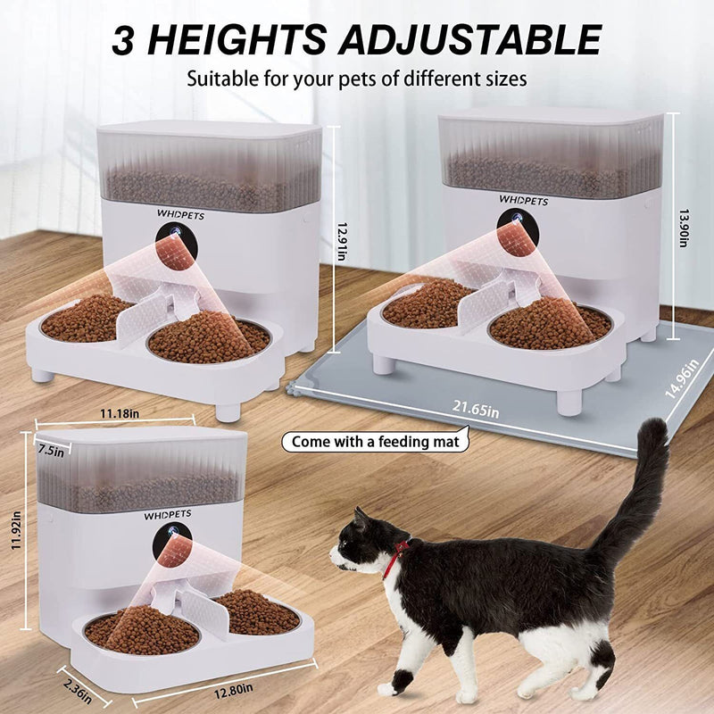 Automatic Cat Feeder Wifi Pet Feeder with 1080P Camera Auto Dog Food Dispenser