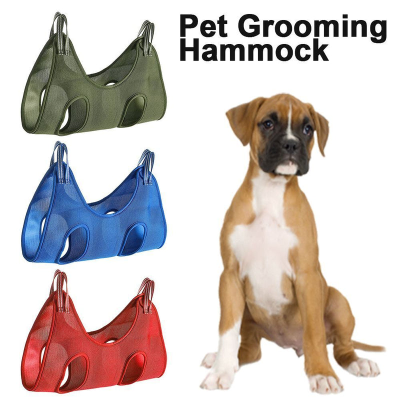 Pet Dog Grooming Hammock Shower Nail Trimming Restraint Bag Harness Breathable