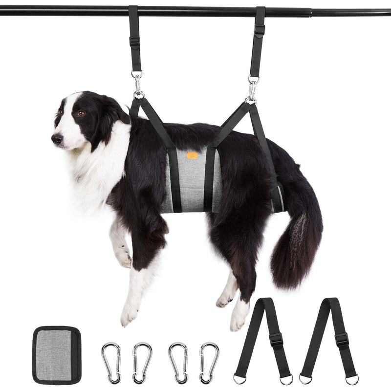 Pet Dog Grooming Hammock Restraint Harness Sling Bag Hair Nail Trimming Helper