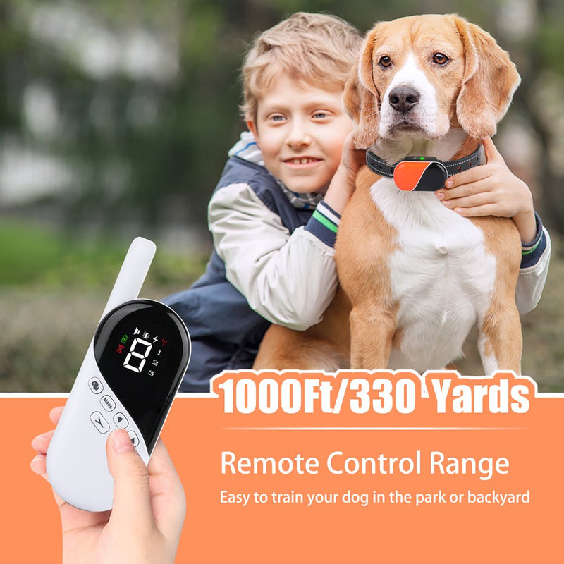 Shock Collar with Remote for 3 Dogs ,Rechargeable Dog Training Collar 1000Ft ,IPX7 Waterproof ,3 Modes Beep Vibration Shock for Small Medium Large Dogs