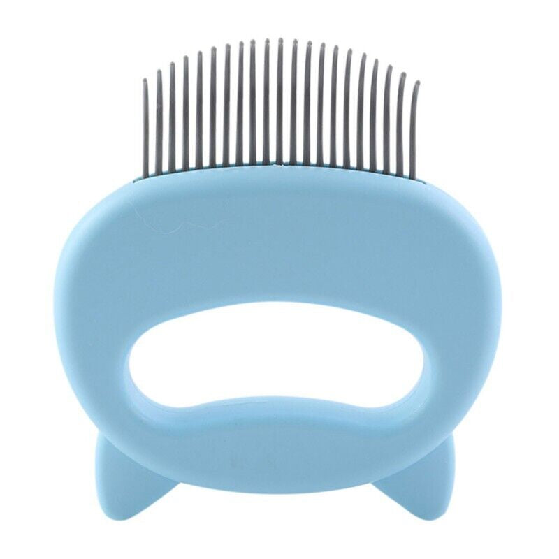 Pets Cat Dog Massage Shell Comb Grooming Hair Removal Shedding Cleaning Brush