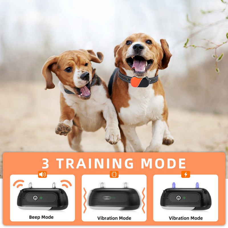 Shock Collar with Remote for 3 Dogs ,Rechargeable Dog Training Collar 1000Ft ,IPX7 Waterproof ,3 Modes Beep Vibration Shock for Small Medium Large Dogs