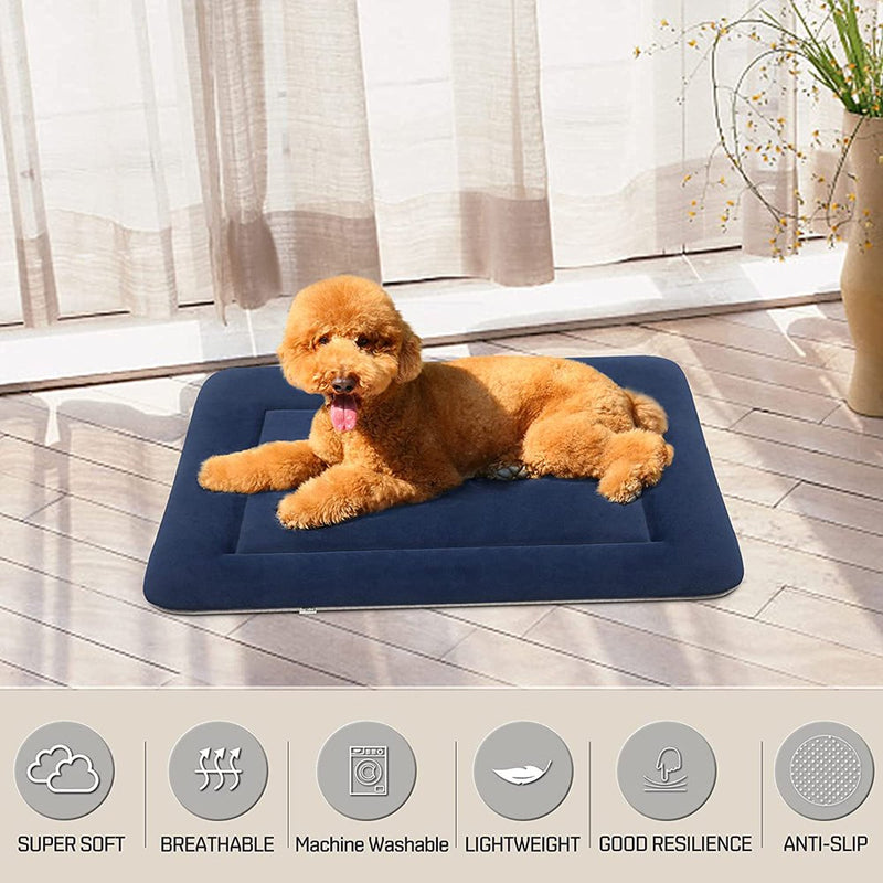 PROCIPE Soft Dog Bed Crate Pad Mat Machine Washable Pet Bed for Extra Large Dog