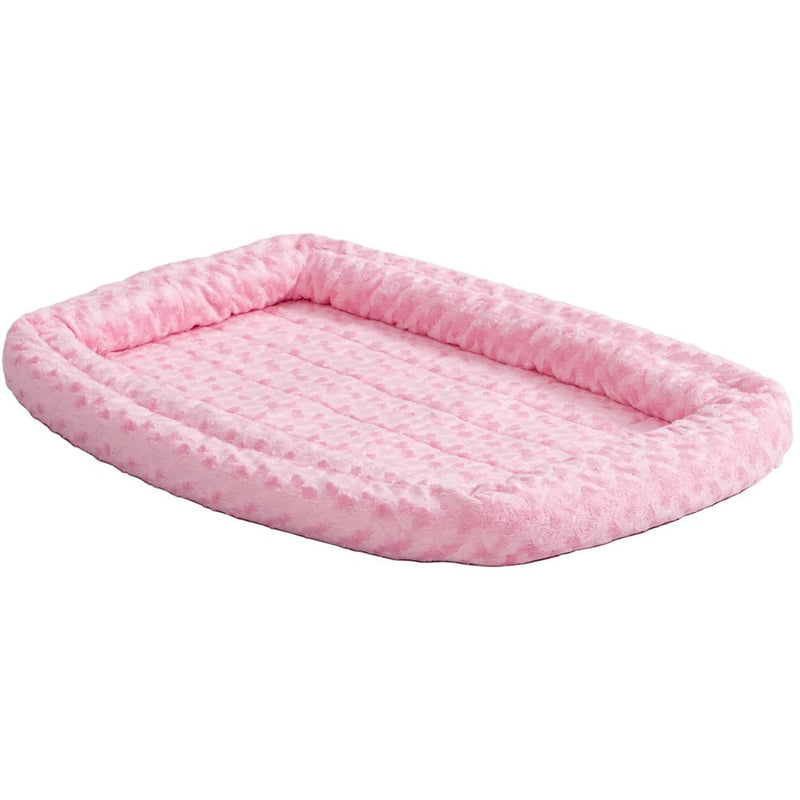 Midwest Quiettime Pet Bed & Dog Crate Mat, Pink, 24"