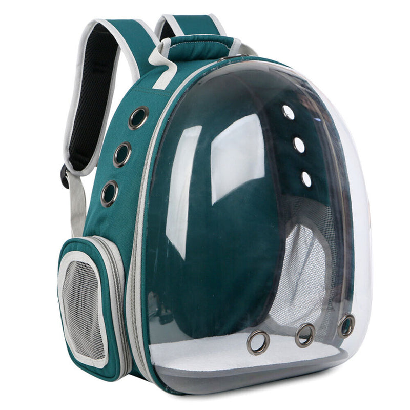 Pet Portable Carrier Backpack Space Capsule Travel Dog Cat Bag Transparent