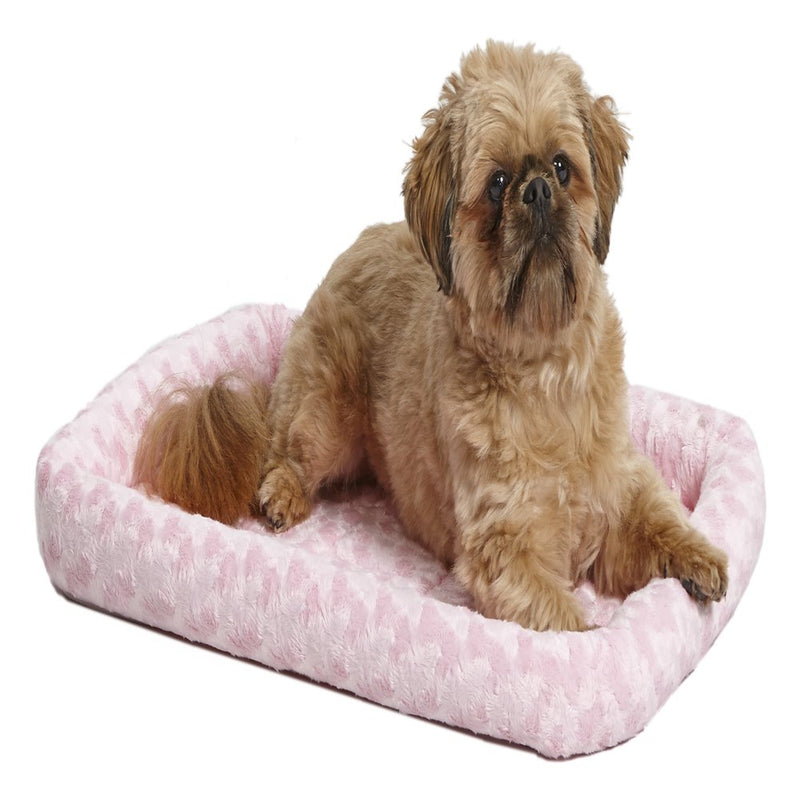 Midwest Quiettime Pet Bed & Dog Crate Mat, Pink, 24"