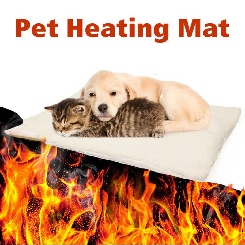 Puppy Dog Bed Mat Self Heating Winter Durable Soft Warm Cat Pet Rug Thermal Pad