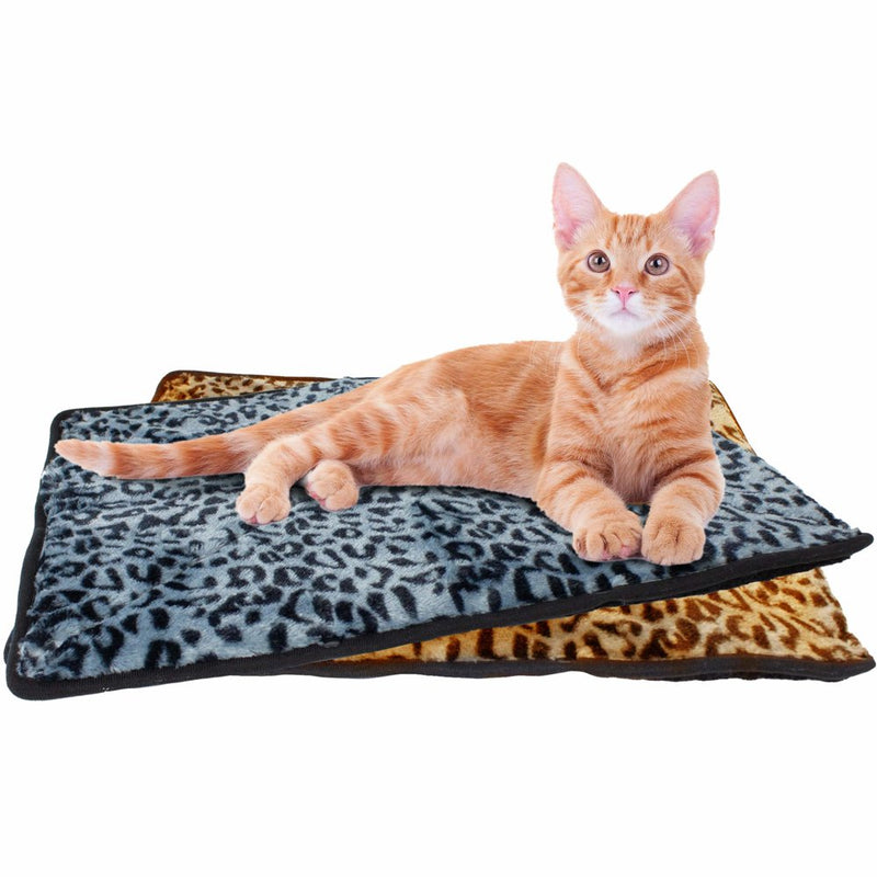 Thermal Cat Bed, Washable, Nap Mat, Grey, L