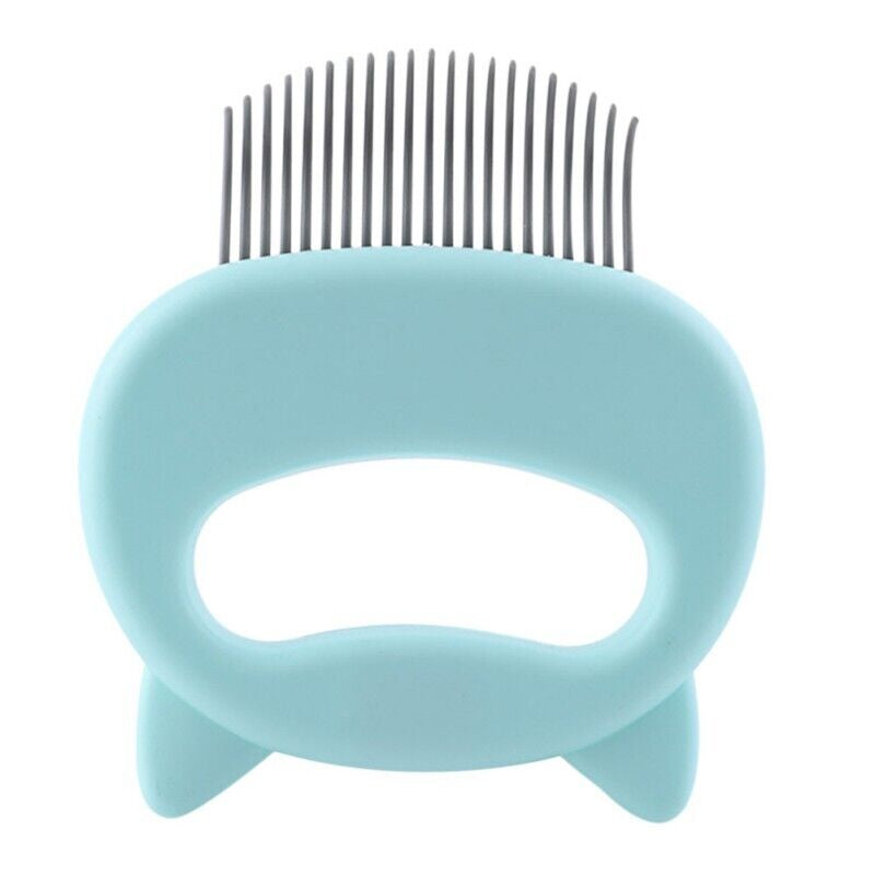 Pets Cat Dog Massage Shell Comb Grooming Hair Removal Shedding Cleaning Brush