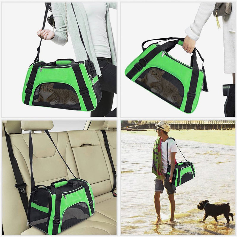 Pet Carrier Bag,Cat Dog Portable Travel Bag,With Shoulder Strap,Cat/Dog Totes for Outdoor
