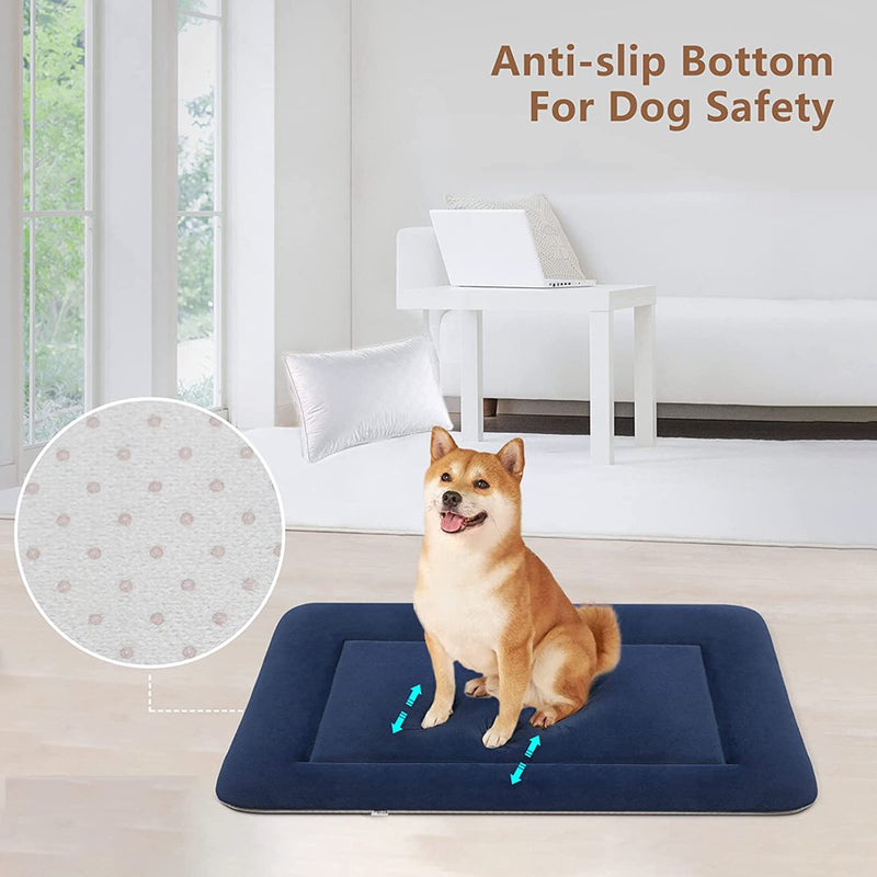 PROCIPE Soft Dog Bed Crate Pad Mat Machine Washable Pet Bed for Extra Large Dog
