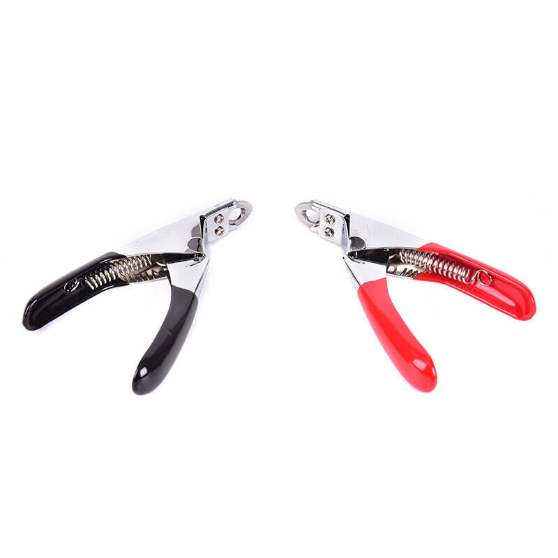 Stainless Steel Pet Dog Cat Birds Toe Claw Nail Clippers Trimmer Grooming Y@-@