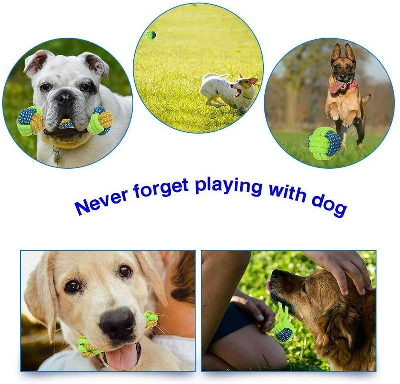 7Pcs Dog Rope Toys Braided Rope Chew Play for Aggressive Chewers Lot Ball Toys